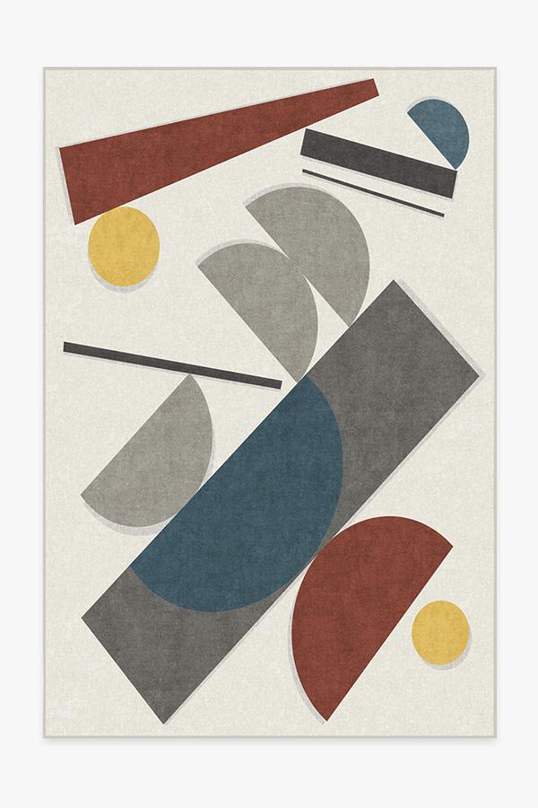 Trutina Primary Rug 6'x9' | Stain-Resistant