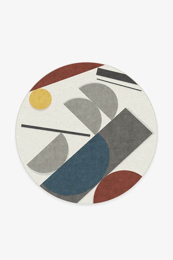 Trutina Primary Rug 6' Round | Stain-Resistant