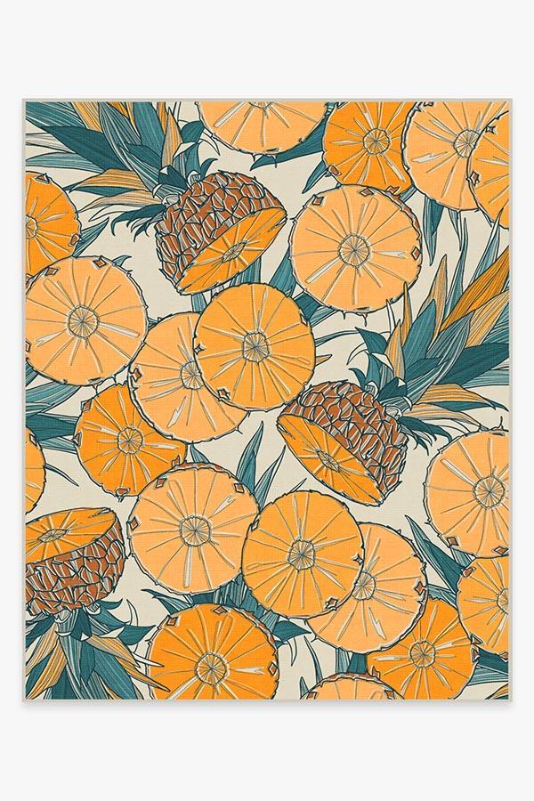 Tupi Tangerine Rug 8'x10' | Stain-Resistant
