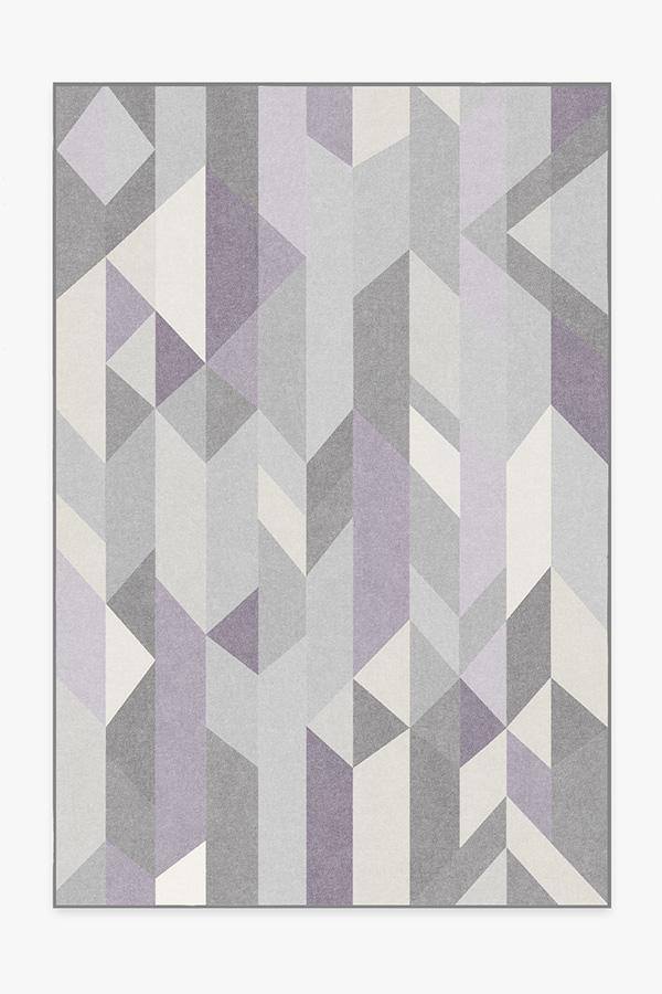 Urbano Lilac Rug 6'x9' | Stain-Resistant