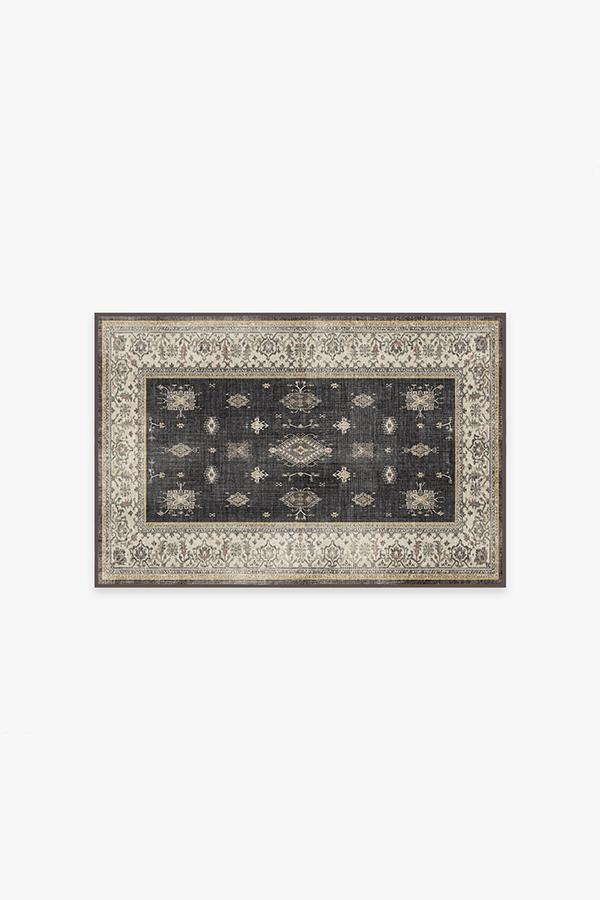 Verena Dark Wood Rug 2'x3' | Stain-Resistant