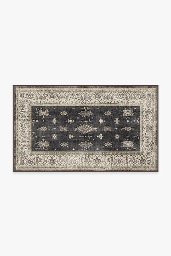 Verena Dark Wood Rug 3'x5' | Stain-Resistant