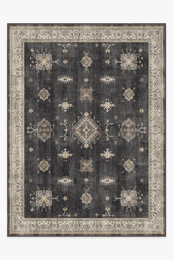 Verena Dark Wood Rug 9'x12' | Stain-Resistant