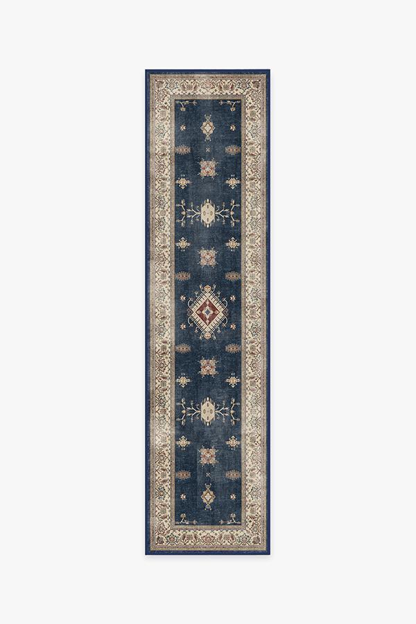 Verena Sapphire Rug 2.5'x10' | Stain-Resistant