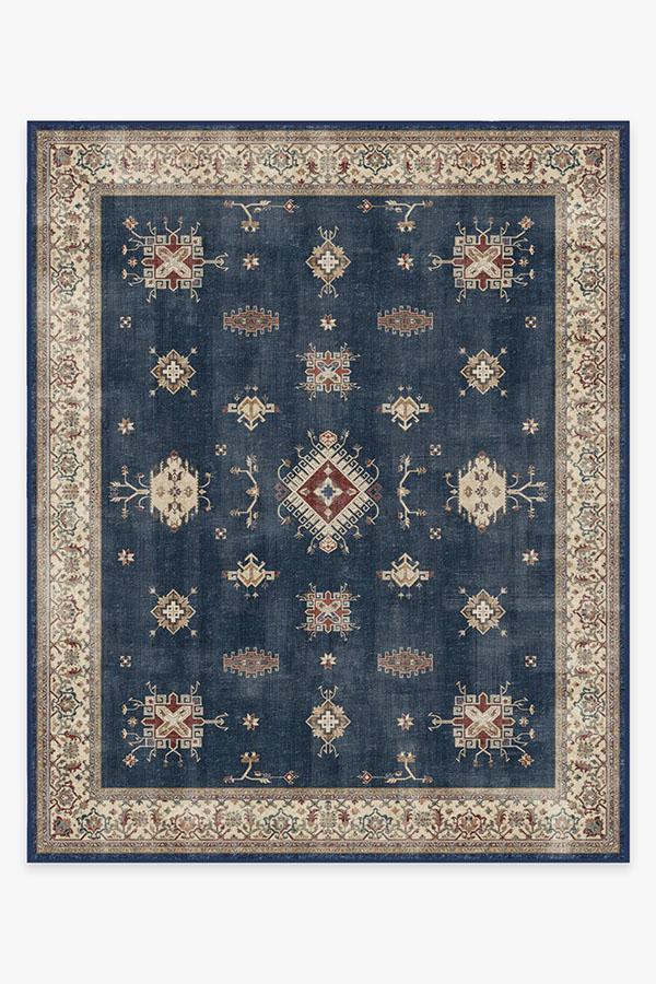 Verena Sapphire Rug 8'x10' | Stain-Resistant