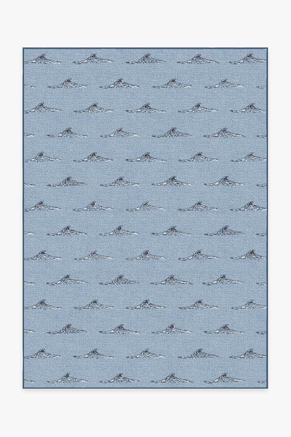 Whitecaps Chambray Rug 5'x7' | Stain-Resistant