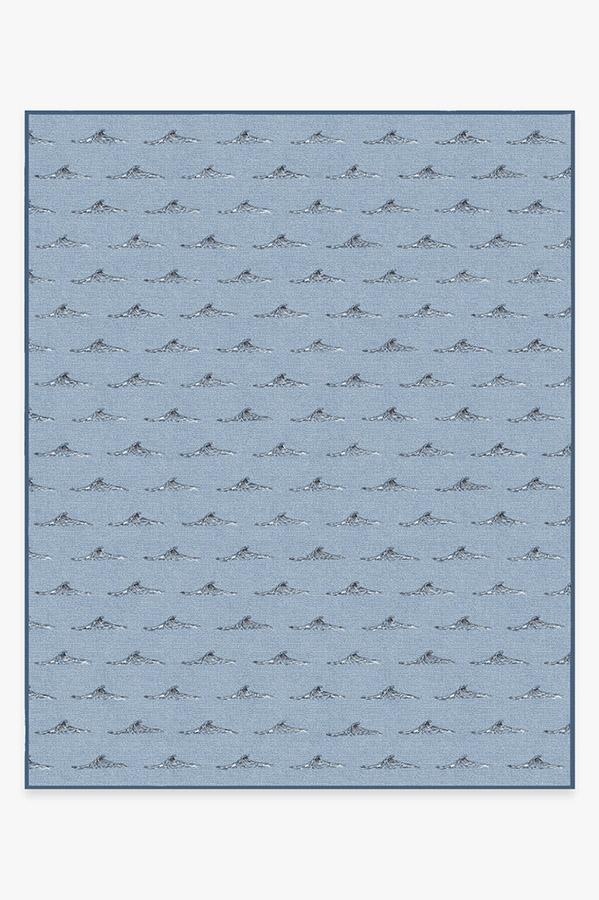 Whitecaps Chambray Rug 8'x10' | Stain-Resistant