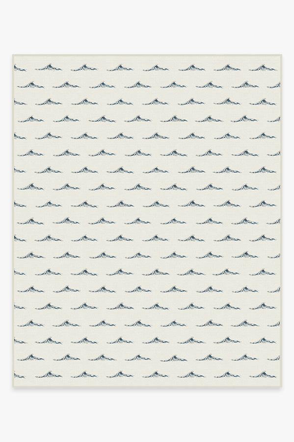 Whitecaps Indigo Rug 8'x10' | Stain-Resistant