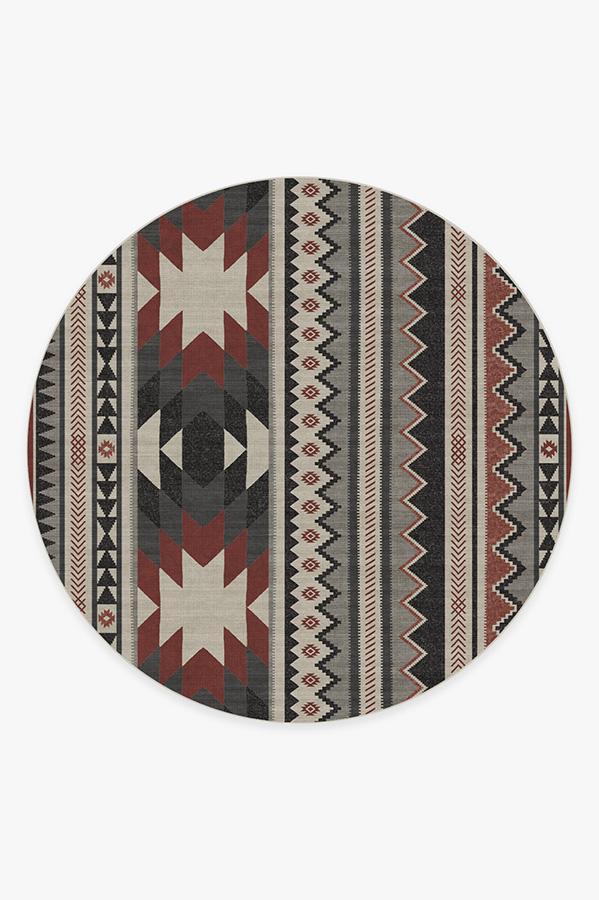 Yuma Sumac Rug 8' Round | Stain-Resistant