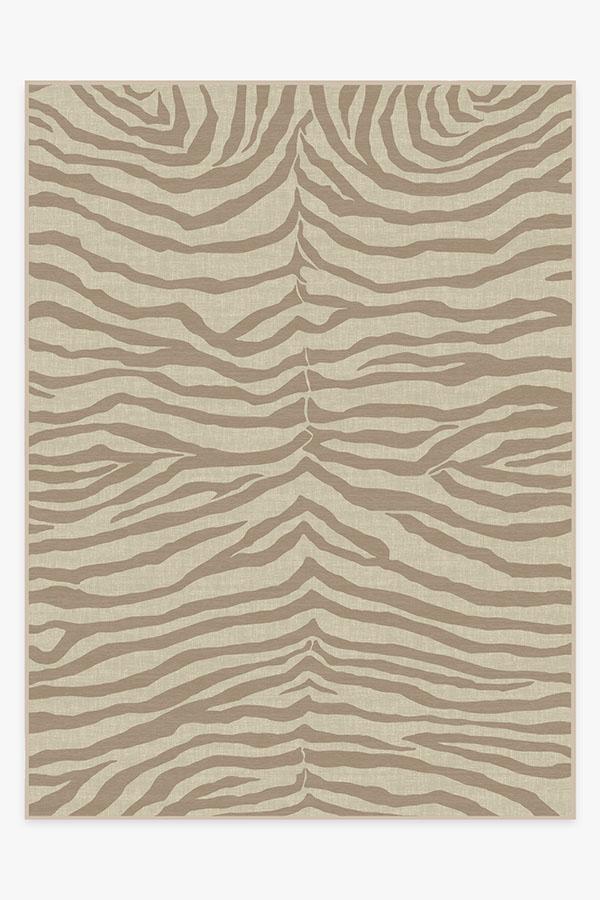 Zebra Natural Rug 9'x12' | Stain-Resistant