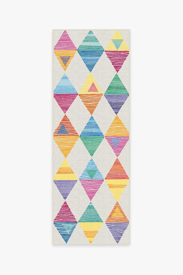 Ziggy Multicolor Rug 2.5'x10' | Stain-Resistant